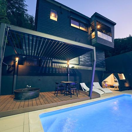 Villa ルクス箱根湯本 Lux Hakone Yumoto Exterior foto