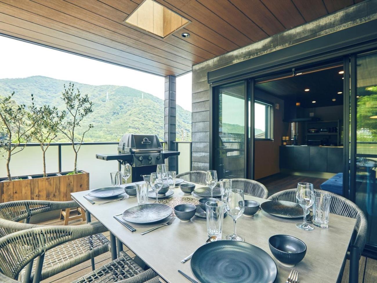 Villa ルクス箱根湯本 Lux Hakone Yumoto Exterior foto